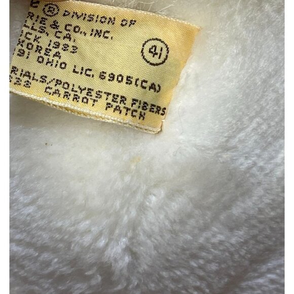 Applause LINDA NOVCK CARROT PATCH BUNNY VTG 1983 Stuffed Animal Plush - Picture 8 of 11